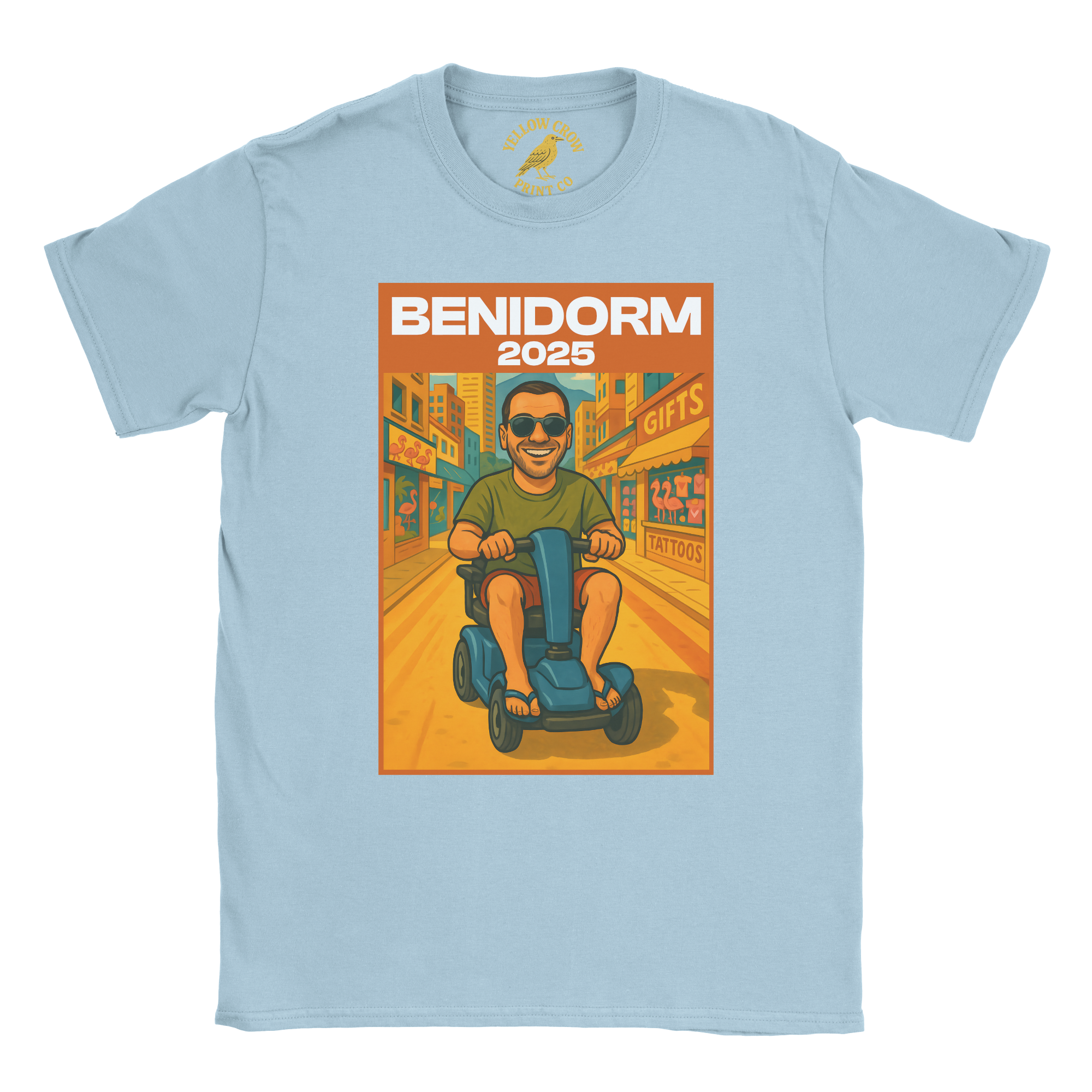 Stag Benidorm Illustration T-Shirt