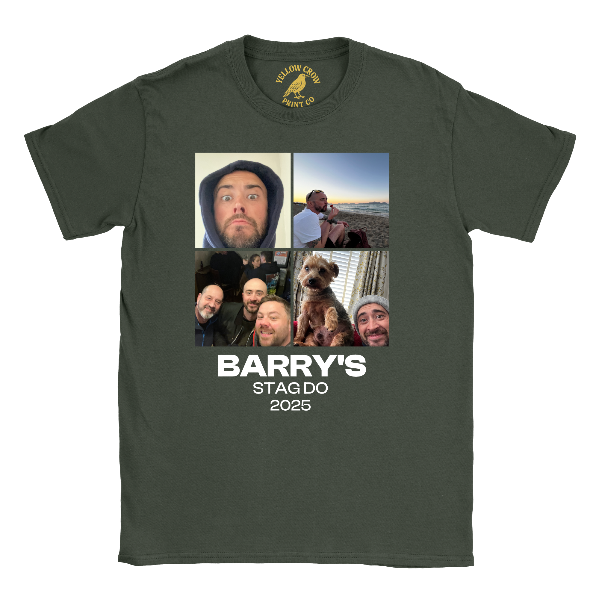 Stag 4 Pictures T-Shirt