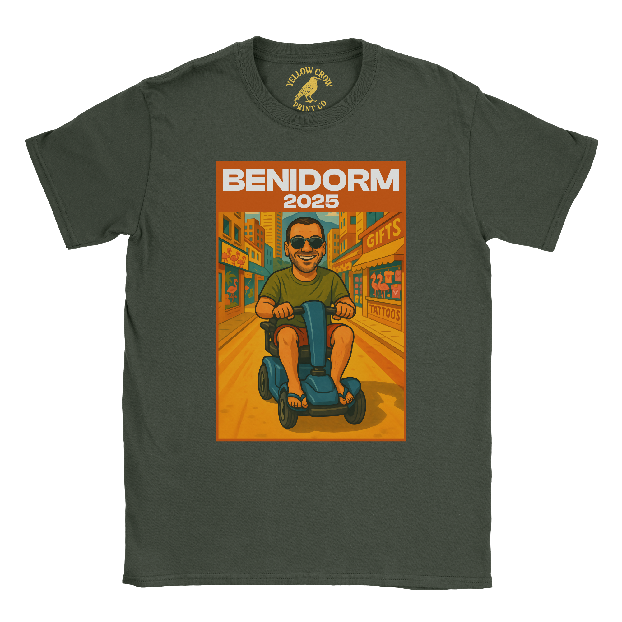 Stag Benidorm Illustration T-Shirt