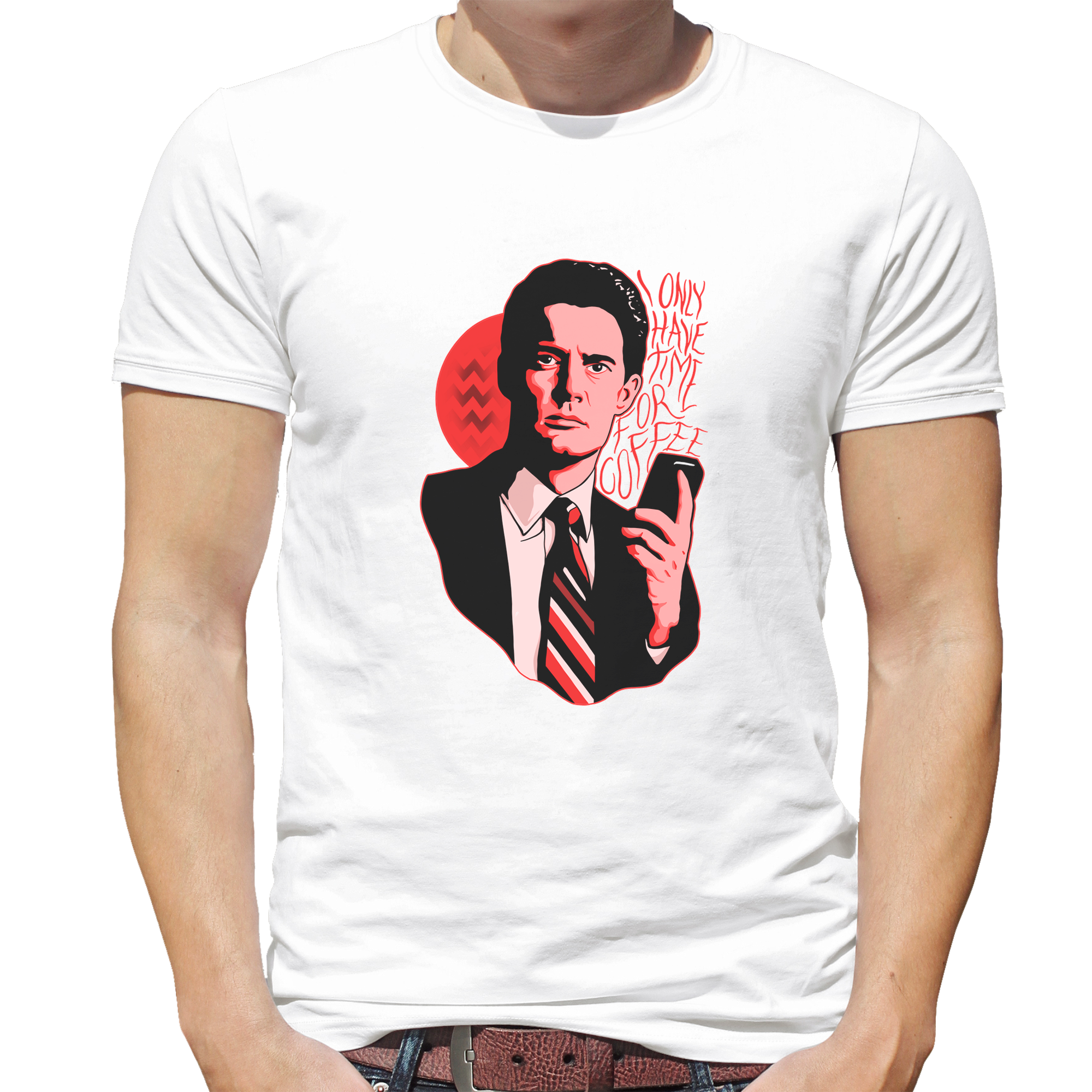 Twin Peaks - I Only Have Time For Coffee Dale Cooper T-shirt