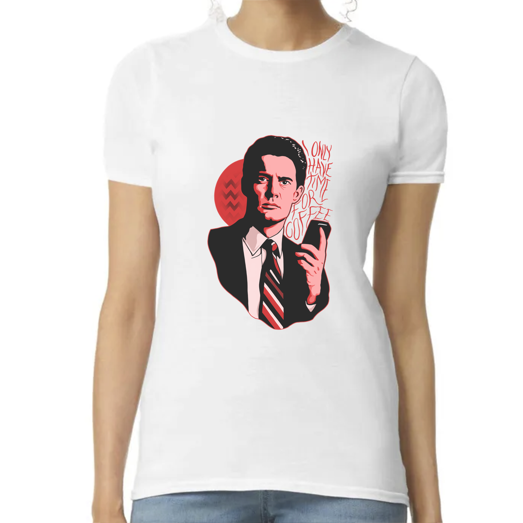 Twin Peaks - I Only Have Time For Coffee Dale Cooper T-shirt