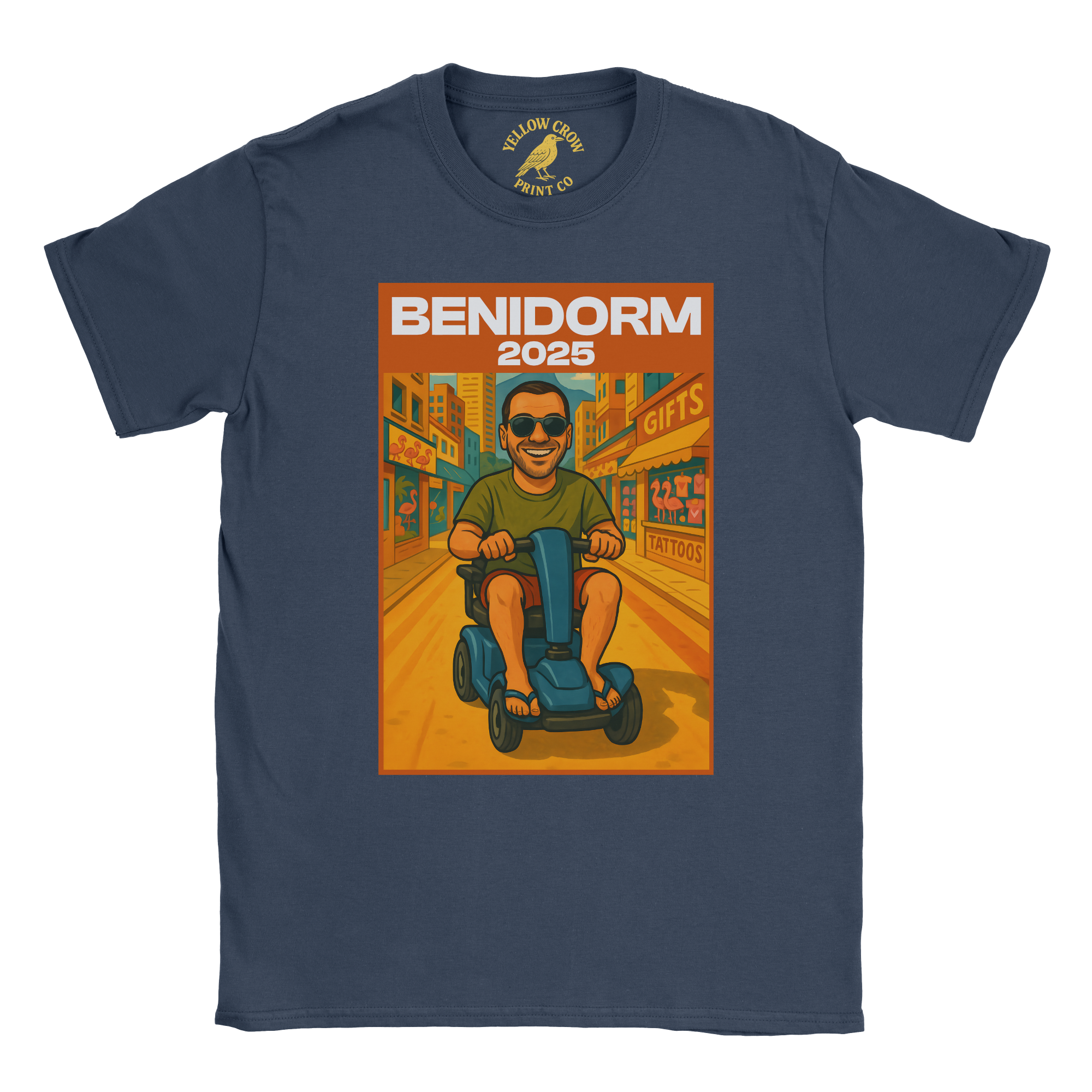 Stag Benidorm Illustration T-Shirt