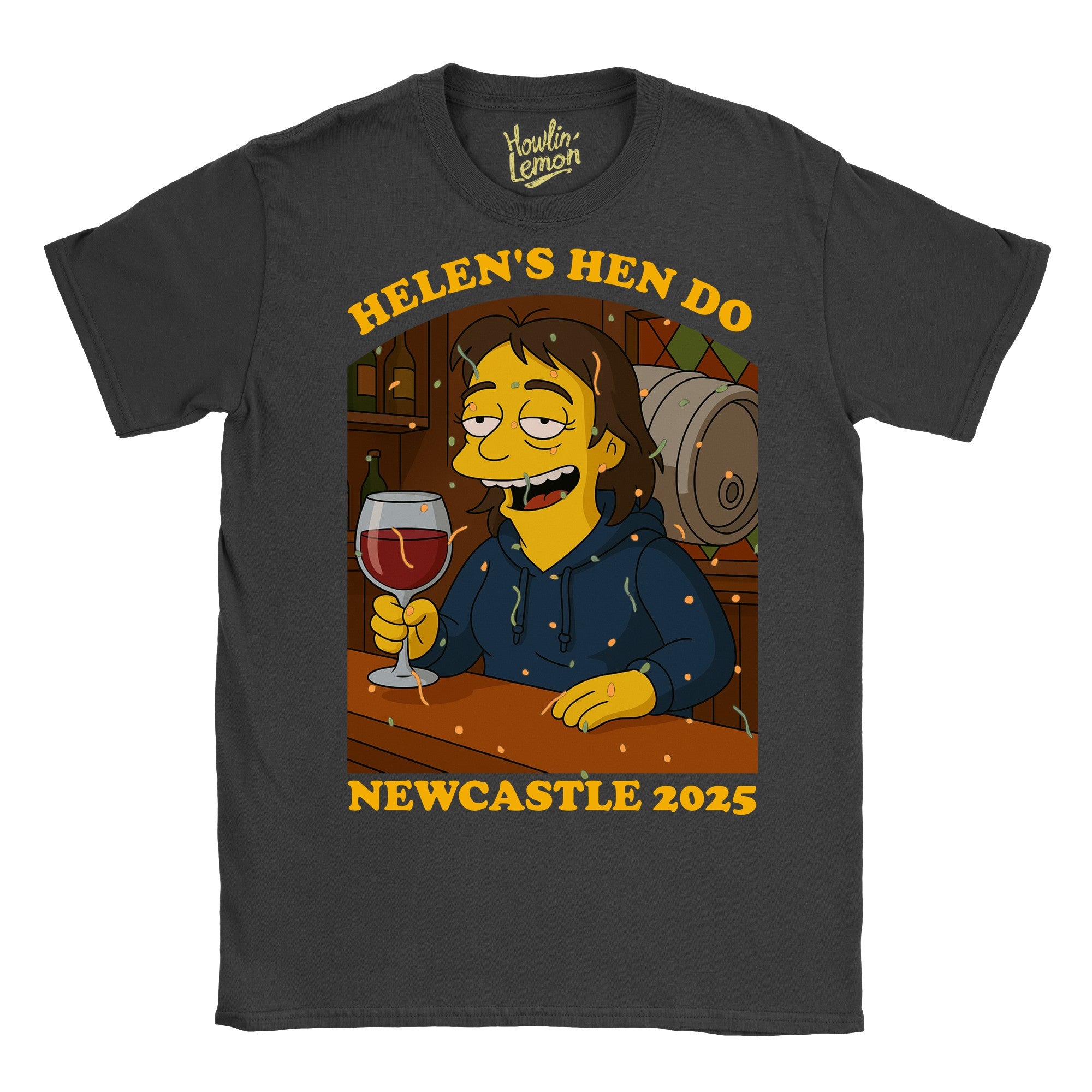 Simpsonized Custom Hen Do Character T-Shirt