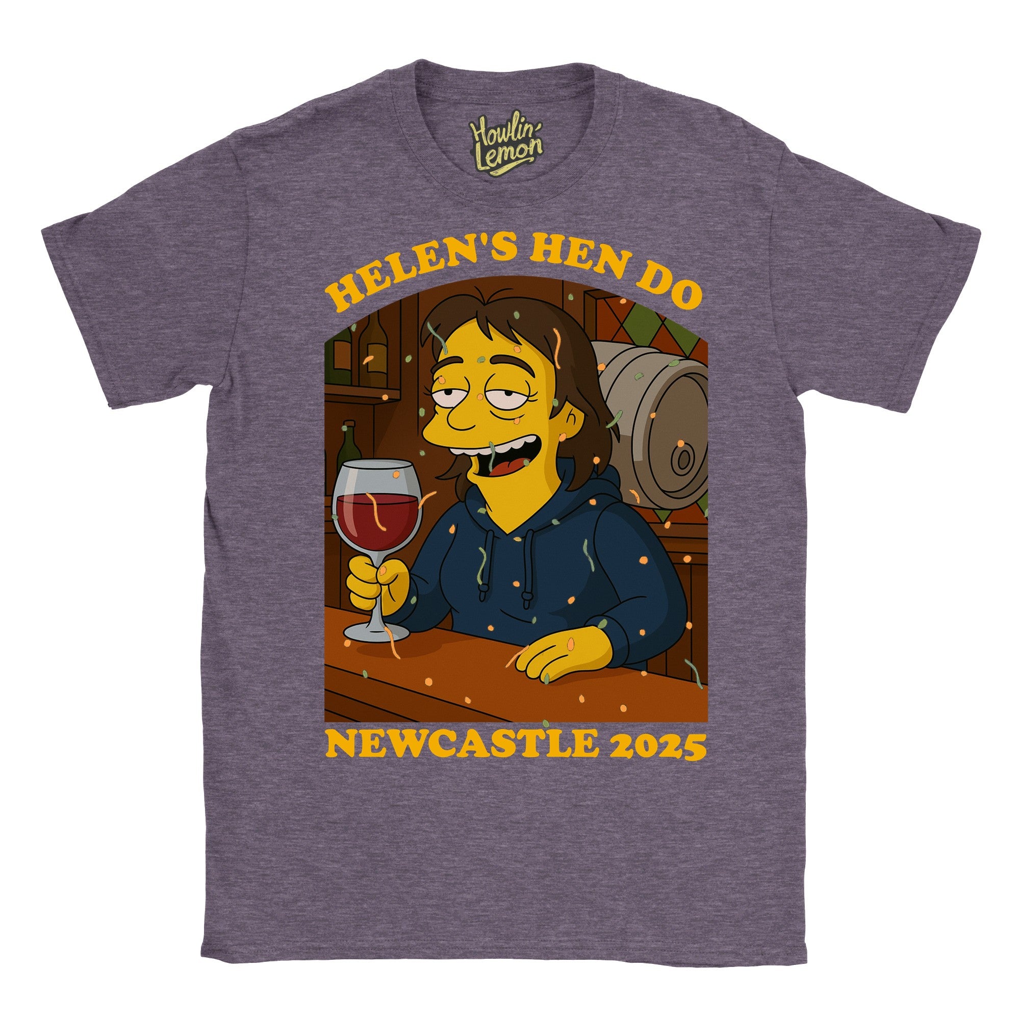 Simpsonized Custom Hen Do Character T-Shirt