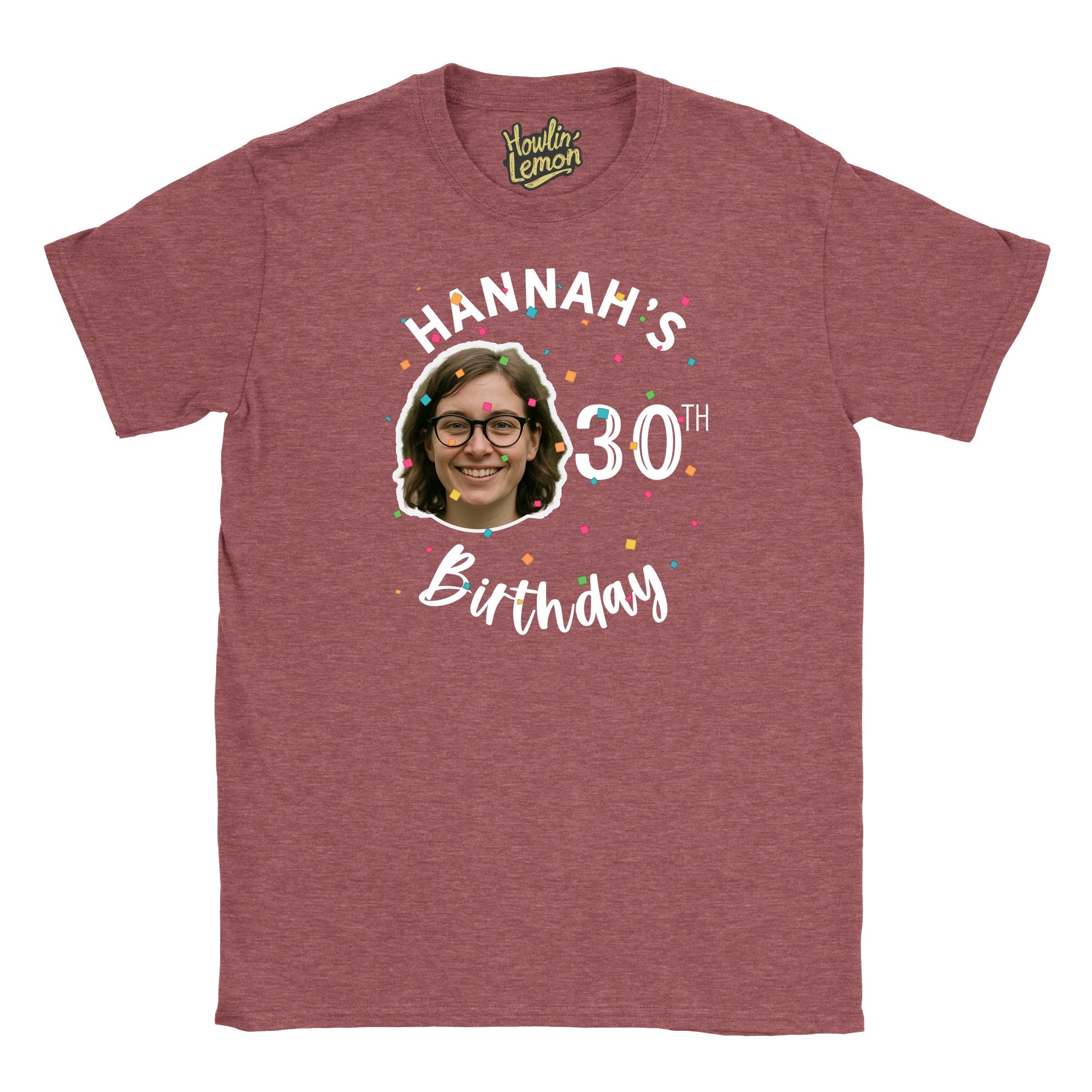 Face Custom Birthday Group T-Shirt