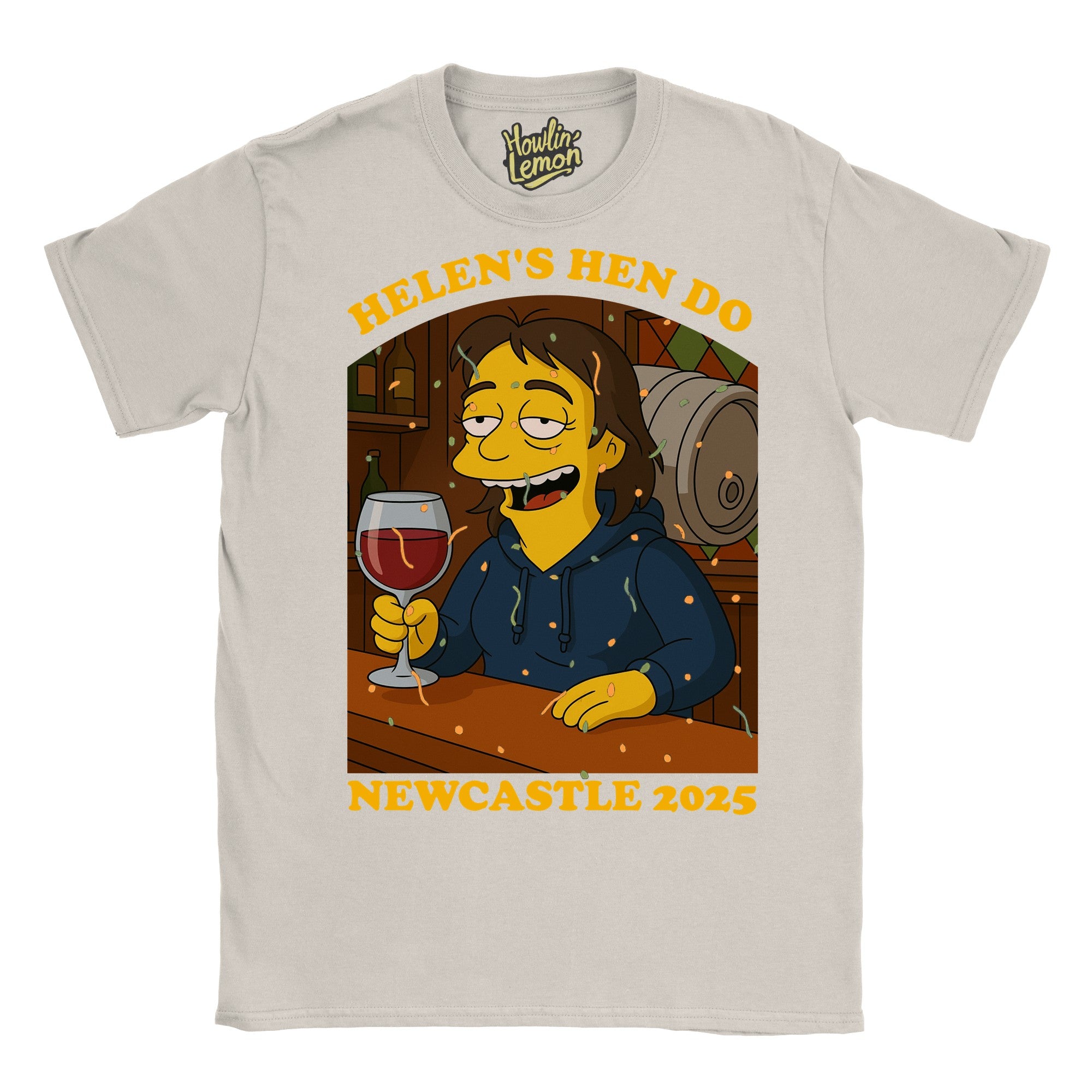 Simpsonized Custom Hen Do Character T-Shirt