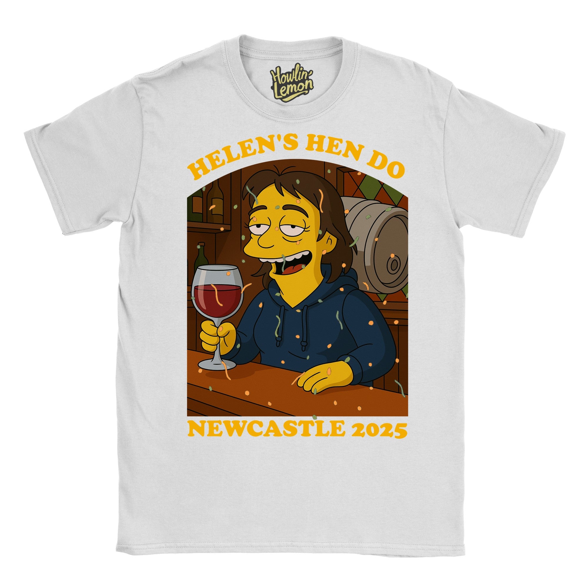 Simpsonized Custom Hen Do Character T-Shirt