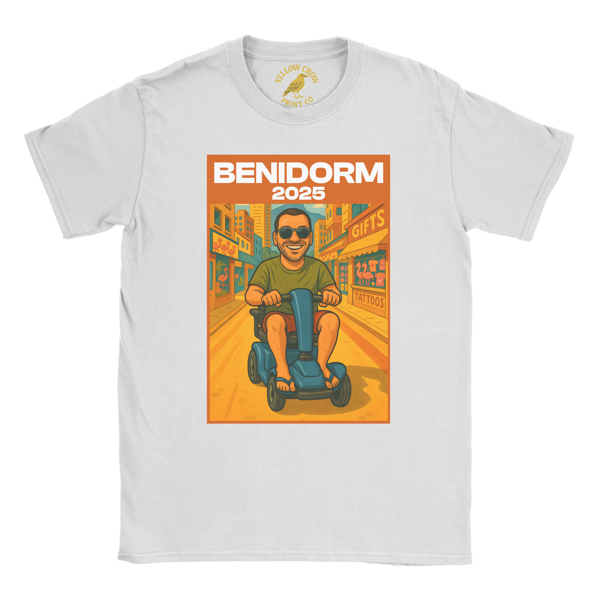 Stag Benidorm Illustration T-Shirt