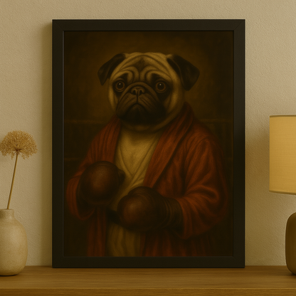 Vintage Pawtraits – Custom Pet Portrait in Outfit of Your Choice