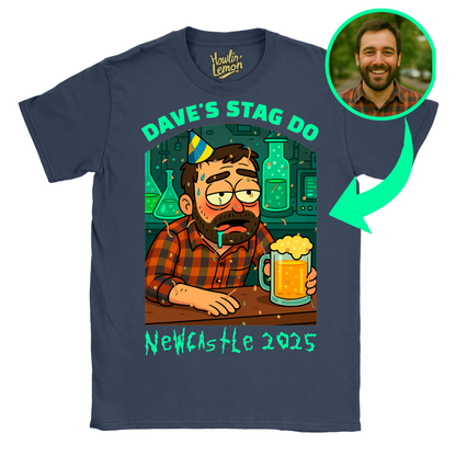 Rick and Morty Themed Stag Do T-Shirt