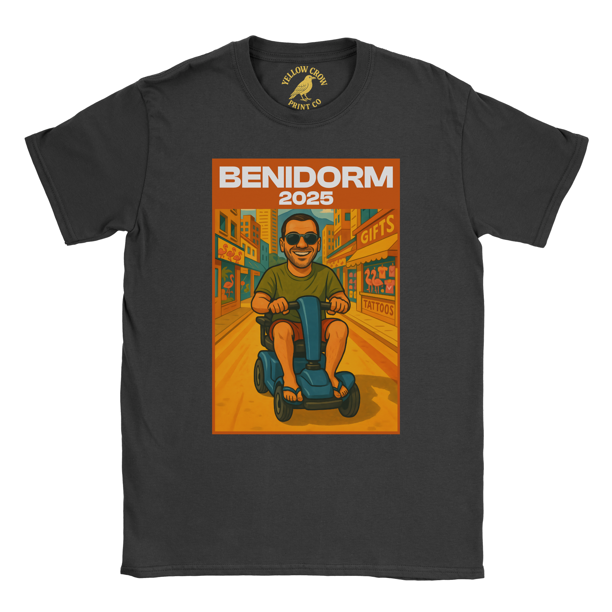 Stag Benidorm Illustration T-Shirt
