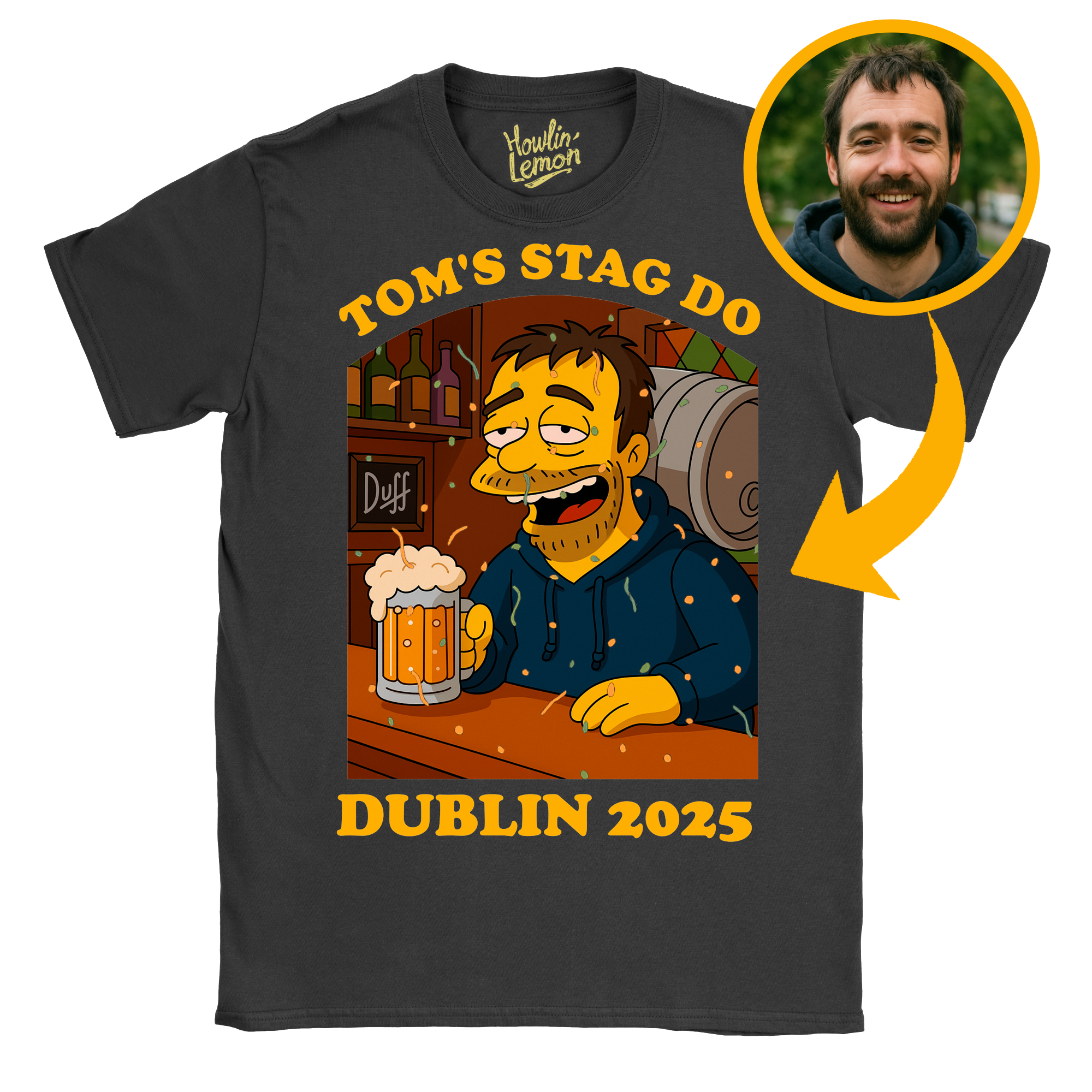 Simpsonized  Character Stag T-Shirt