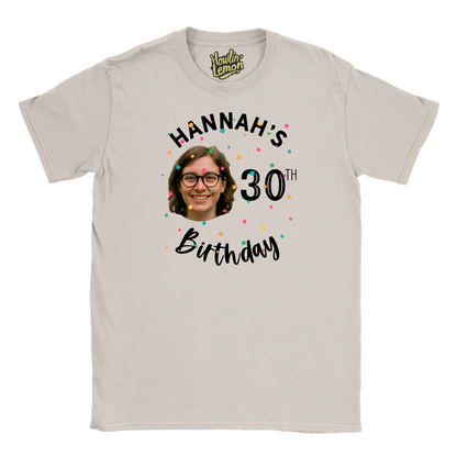 Face Custom Birthday Group T-Shirt