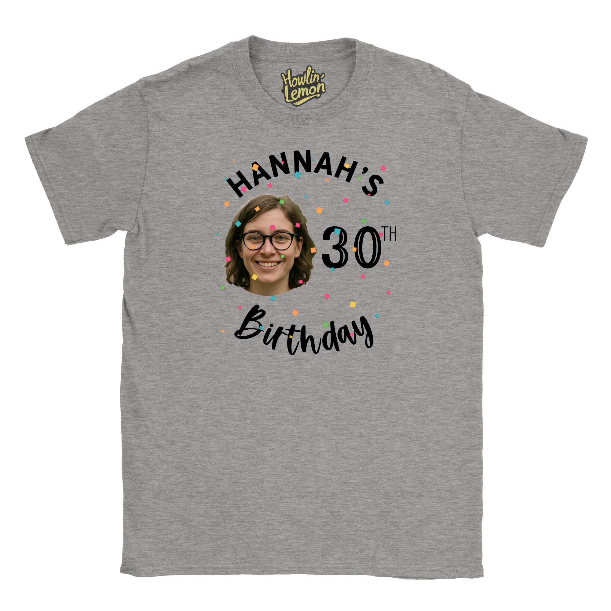 Face Custom Birthday Group T-Shirt