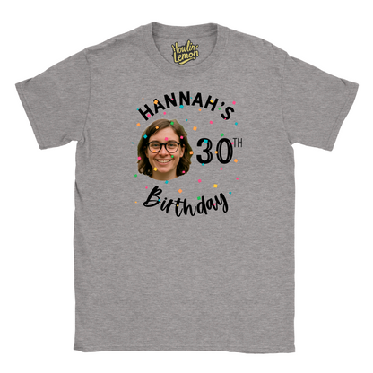 Face Custom Birthday Group T-Shirt