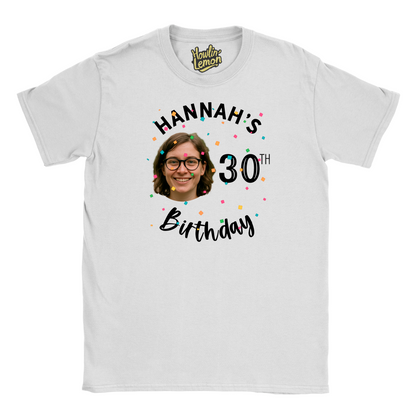 Face Custom Birthday Group T-Shirt