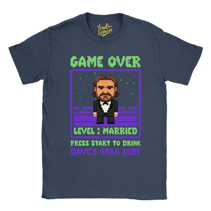Gamer Stag T-Shirt Custom Pixel Character