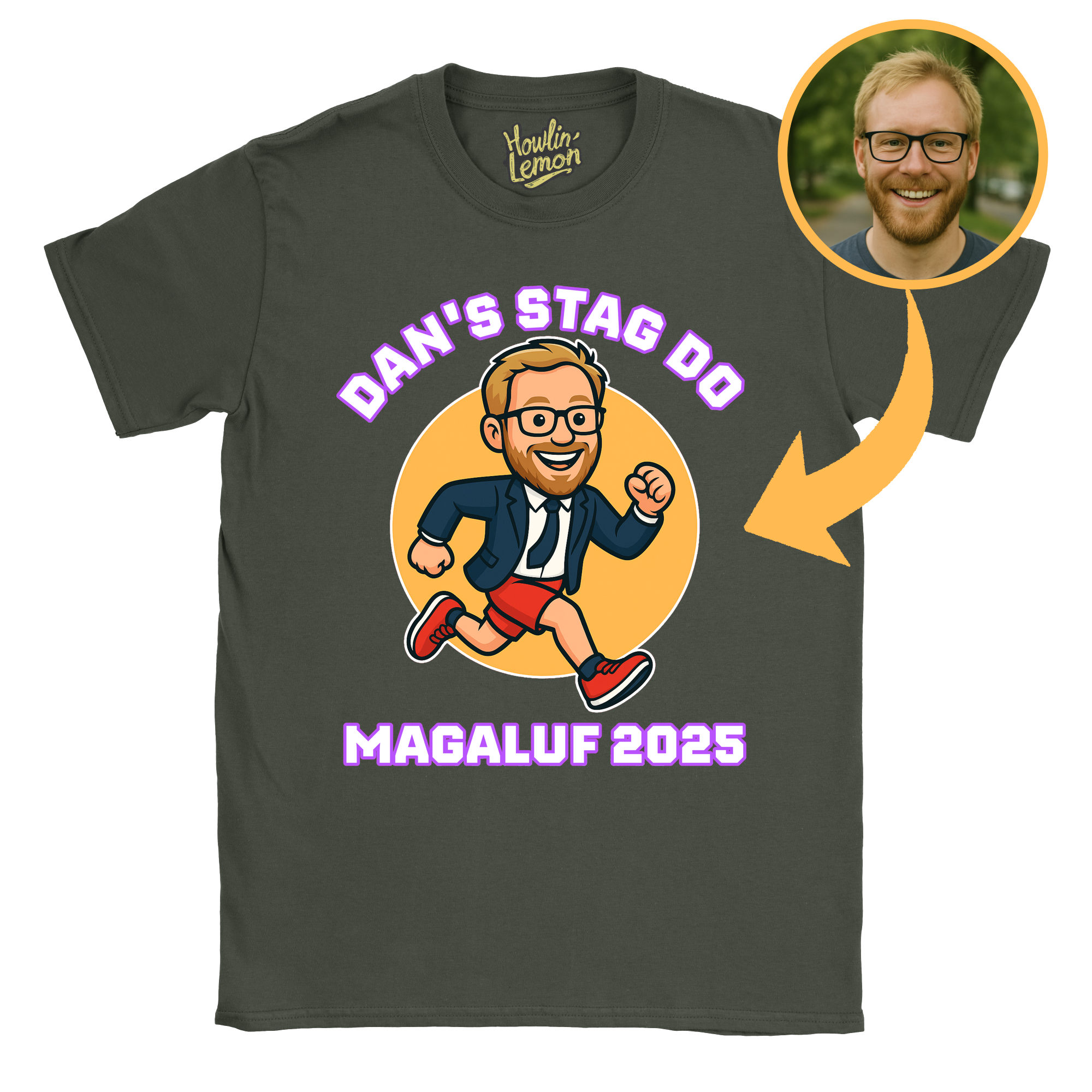 Runner Stag Do T-Shirt