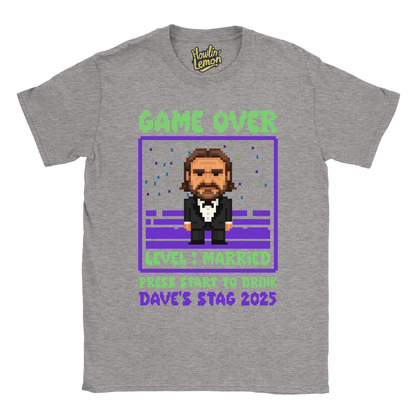 Gamer Stag T-Shirt Custom Pixel Character