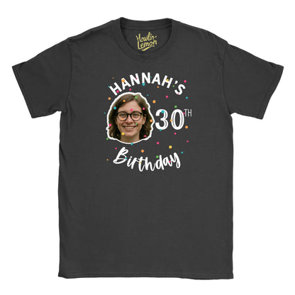 Face Custom Birthday Group T-Shirt