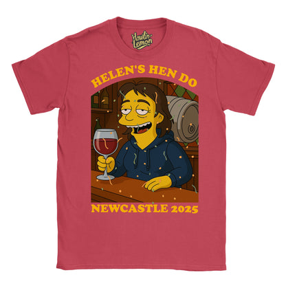 Simpsonized Custom Hen Do Character T-Shirt