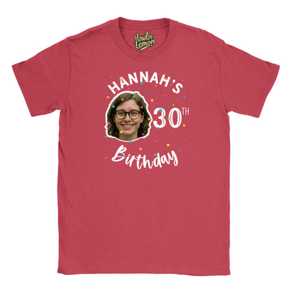 Face Custom Birthday Group T-Shirt
