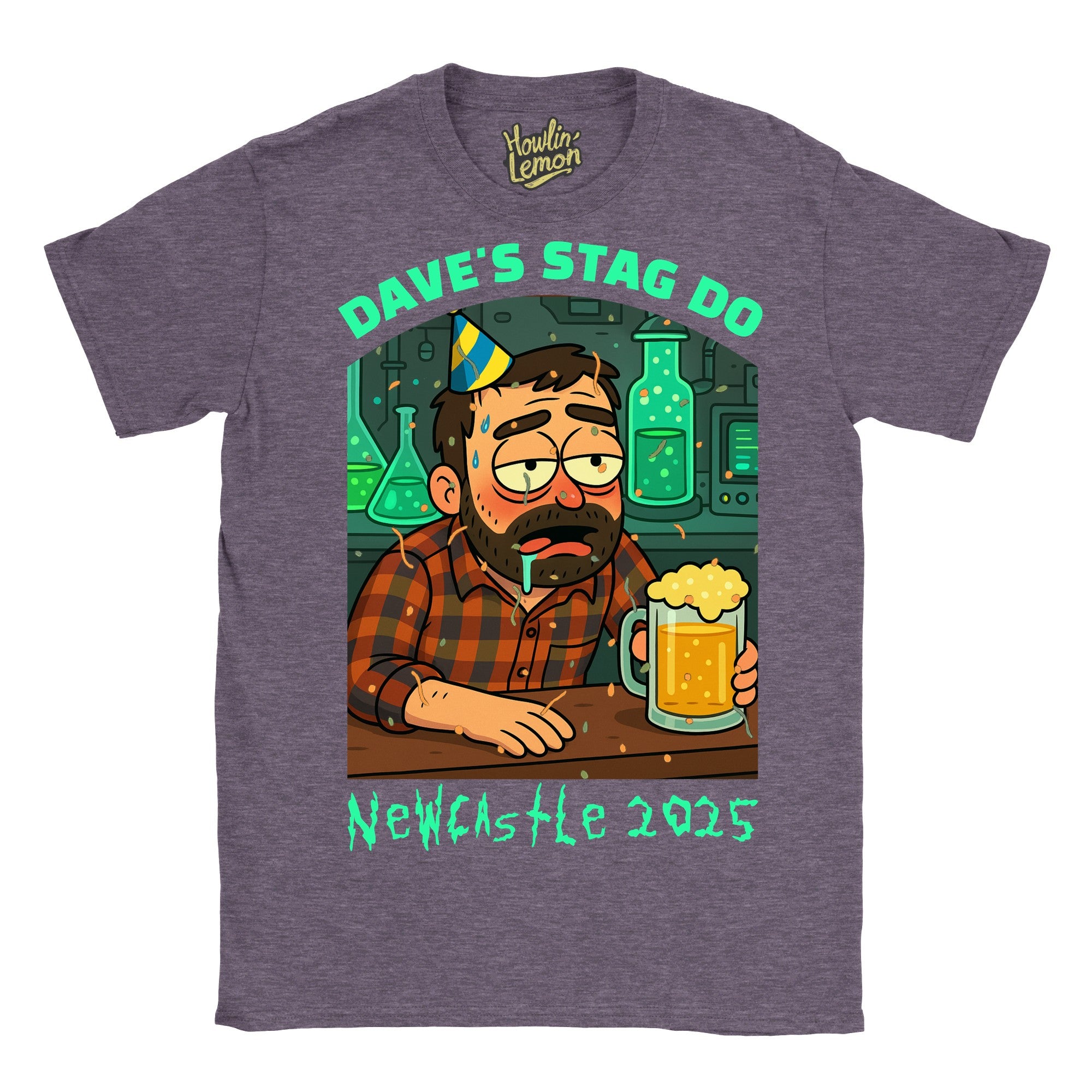 Rick and Morty Themed Stag Do T-Shirt