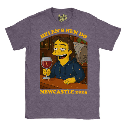 Simpsonized Custom Hen Do Character T-Shirt