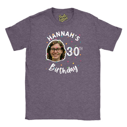 Face Custom Birthday Group T-Shirt