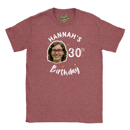 Face Custom Birthday Group T-Shirt