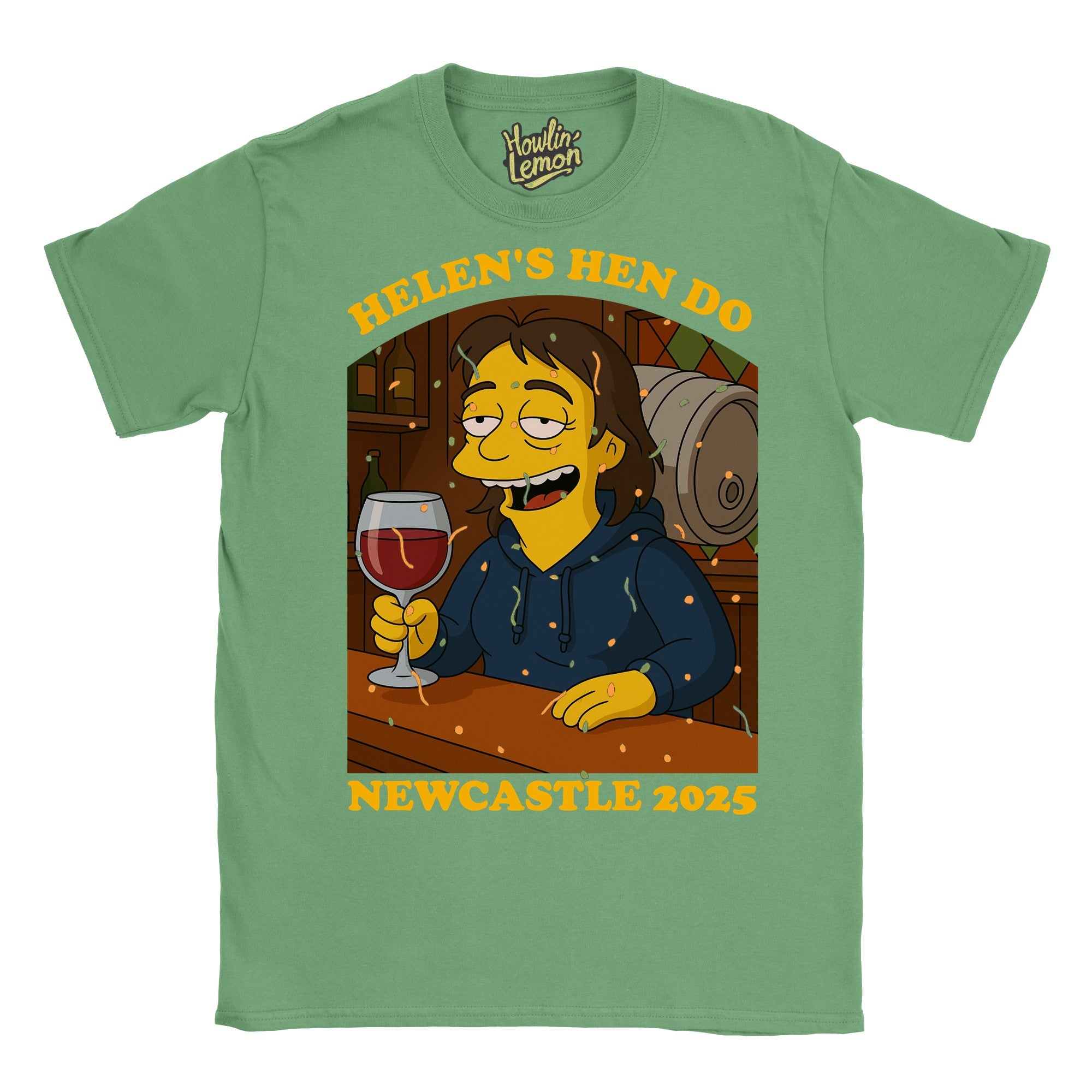 Simpsonized Custom Hen Do Character T-Shirt