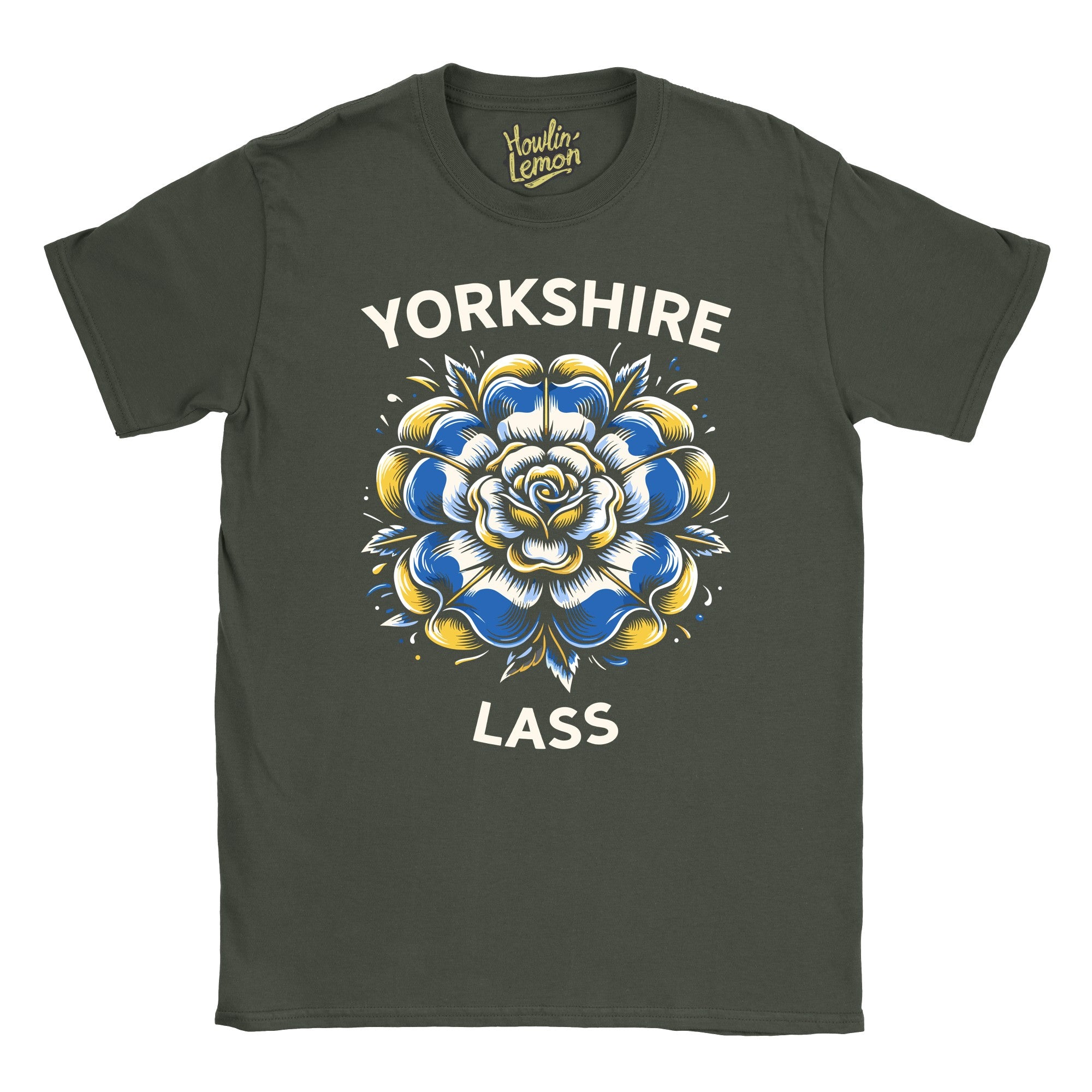 Yorkshire Lass T-Shirt | Yorkshire and Proud | Gift for Birthday Christmas