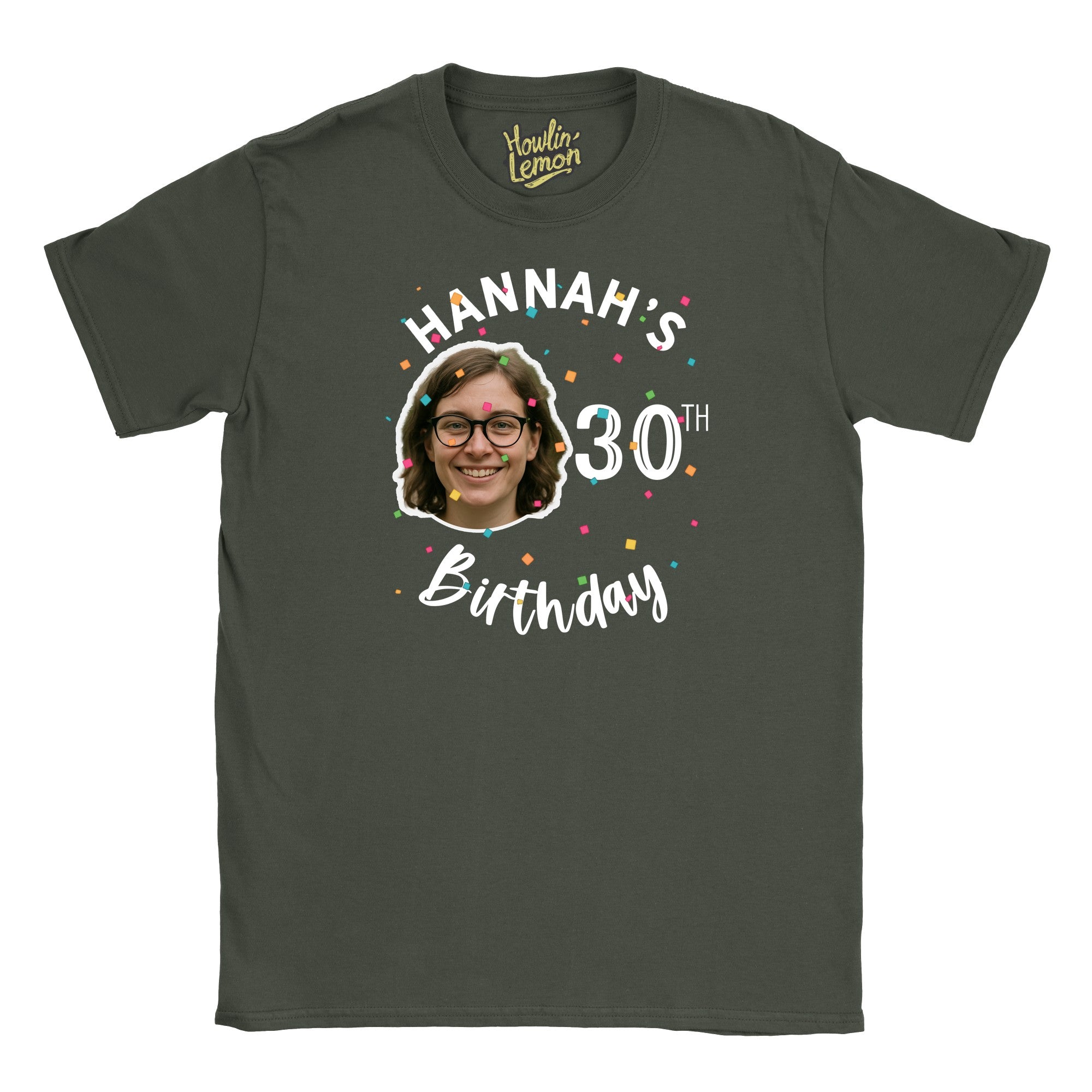 Face Custom Birthday Group T-Shirt