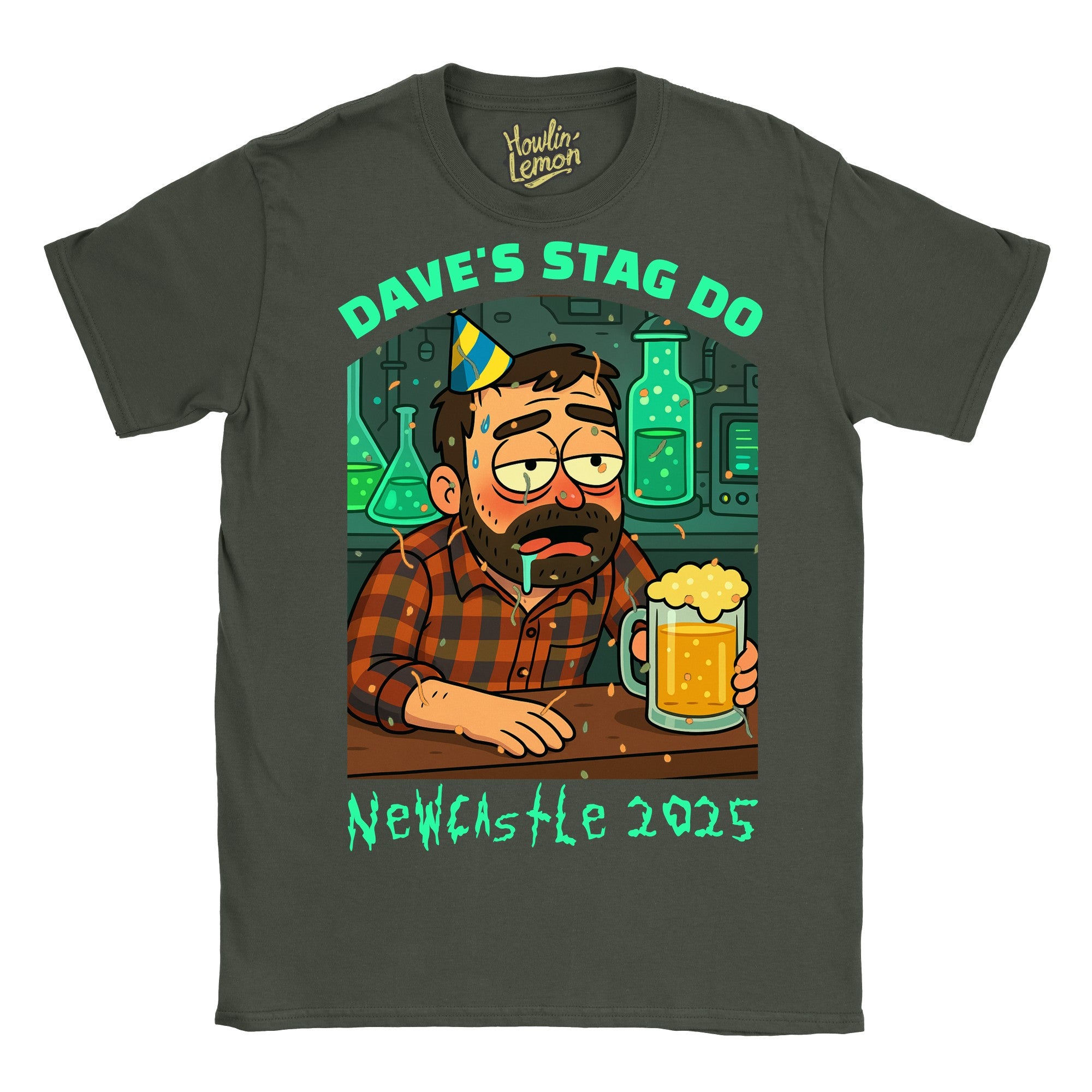 Rick and Morty Themed Stag Do T-Shirt