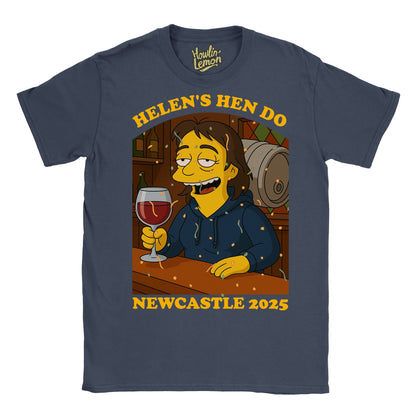 Simpsonized Custom Hen Do Character T-Shirt