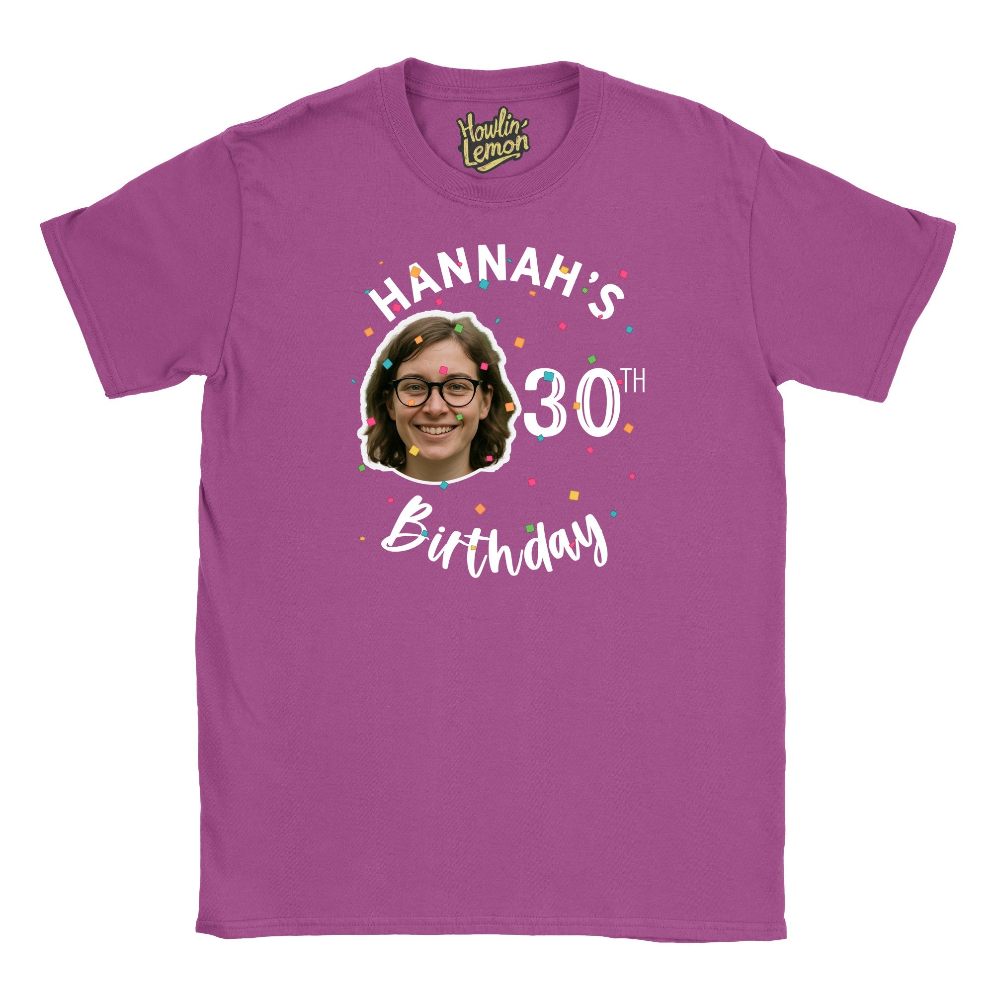 Face Custom Birthday Group T-Shirt