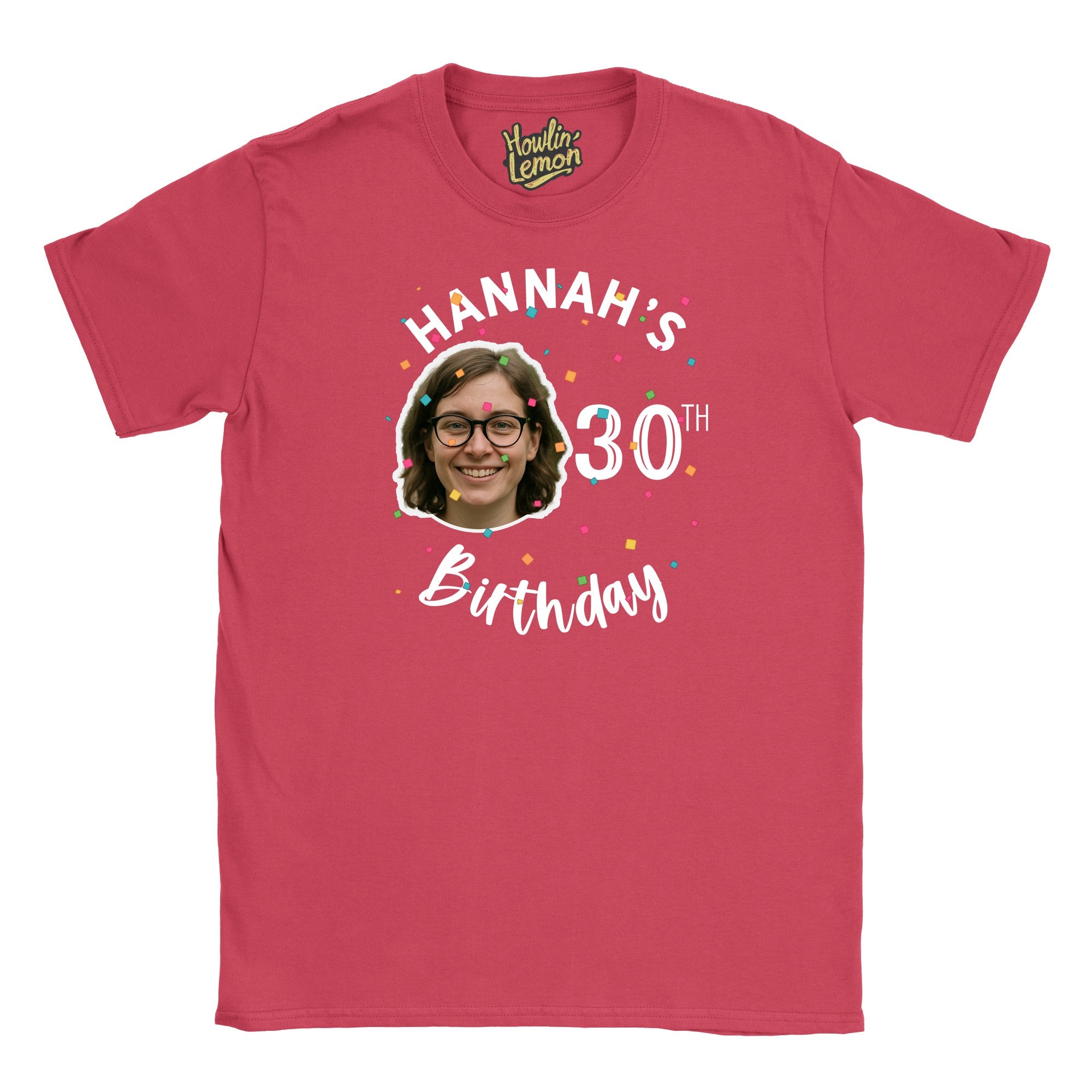 Face Custom Birthday Group T-Shirt