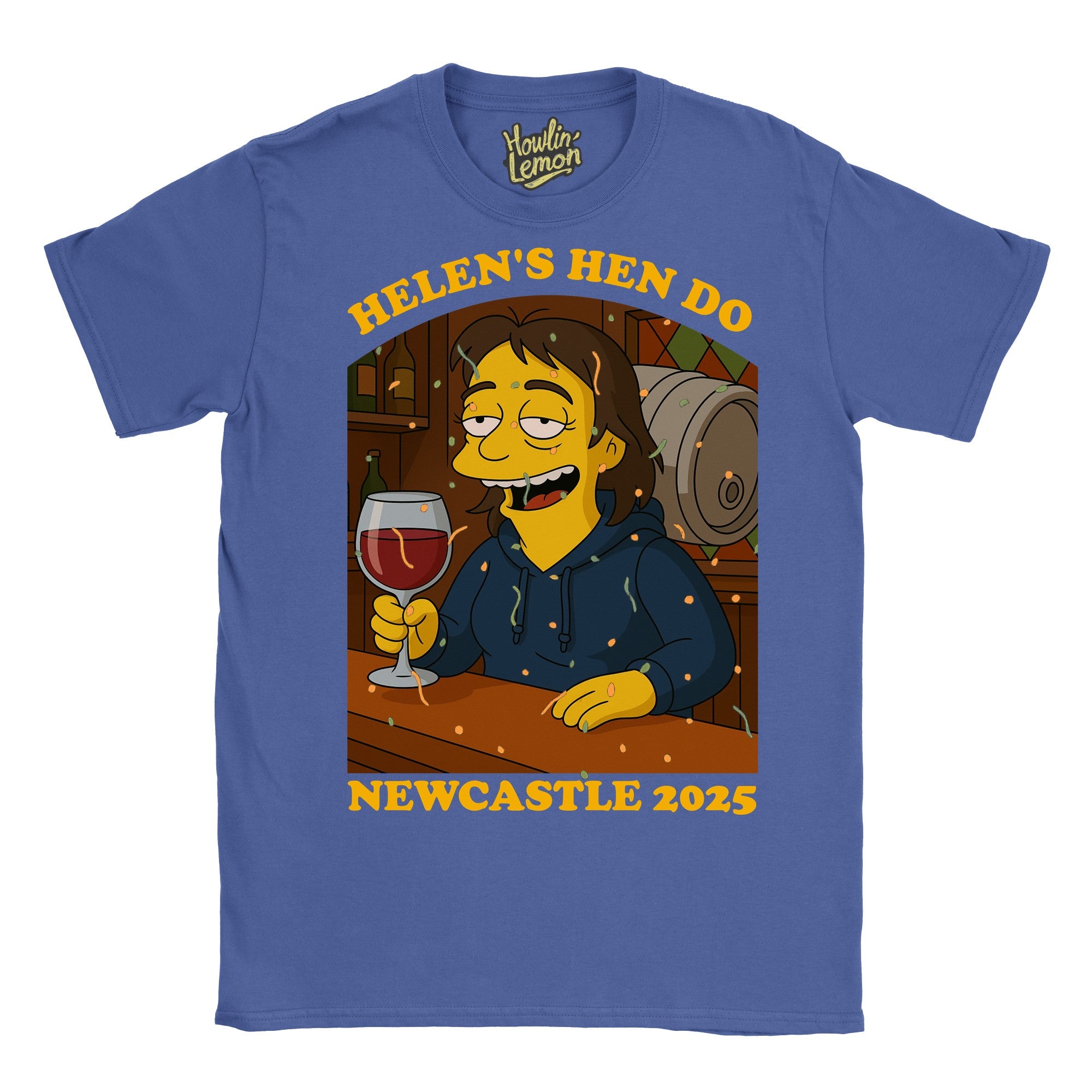 Simpsonized Custom Hen Do Character T-Shirt