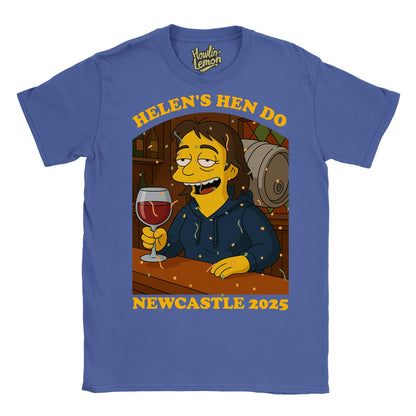 Simpsonized Custom Hen Do Character T-Shirt