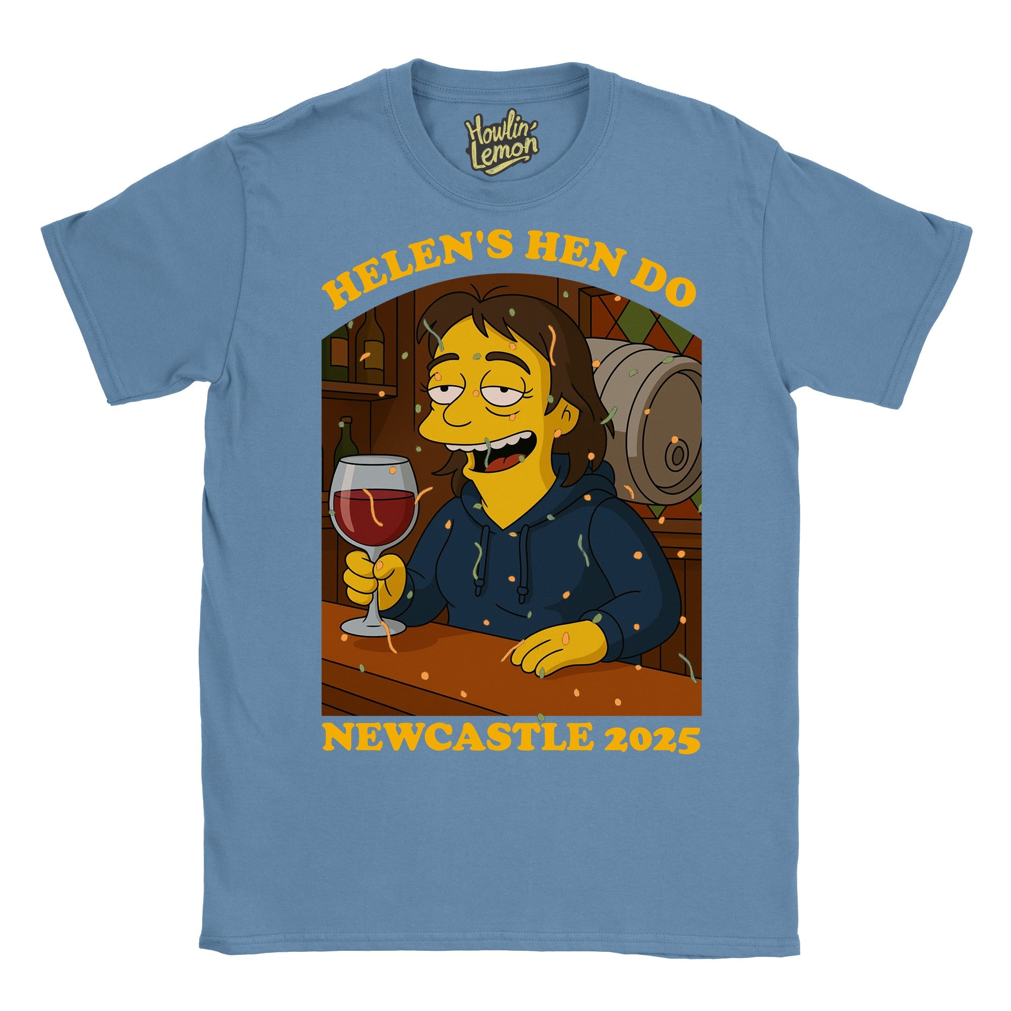Simpsonized Custom Hen Do Character T-Shirt