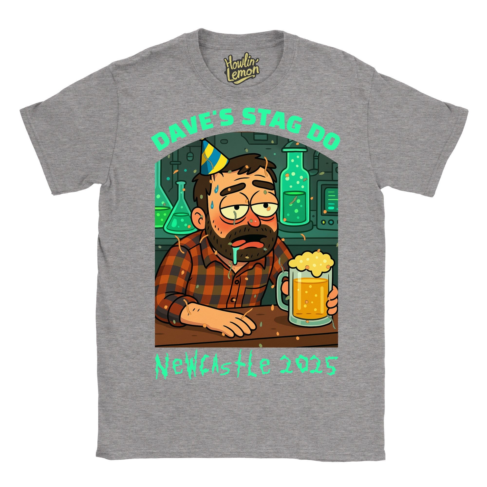 Rick and Morty Themed Stag Do T-Shirt