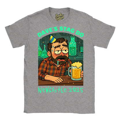 Rick and Morty Themed Stag Do T-Shirt