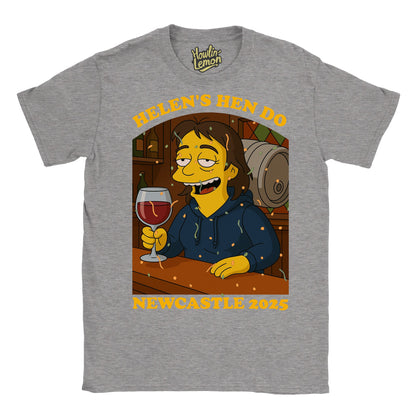 Simpsonized Custom Hen Do Character T-Shirt